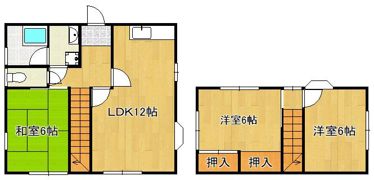 アネックス中原の間取り画像