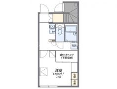 レオパレスサンモールⅡの間取り画像