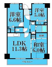 ベルデュール 茅ケ崎の間取り画像