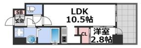 ワールドアイ大阪フェリーチェの間取り画像