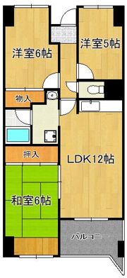 ベルデェ守恒の間取り画像