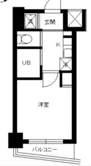 スカイコート後楽園EASTの間取り画像