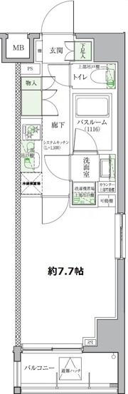 クレヴィスタ板橋西台Ⅱの間取り画像