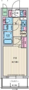 ファーストフィオーレ吹田パティオの間取り画像