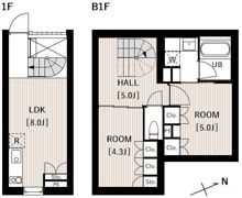 エスセナーリオ市ヶ谷の間取り画像