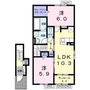 グランシャリオ千曲Aの間取り画像