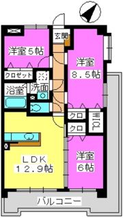 ドミール シャトーの間取り画像
