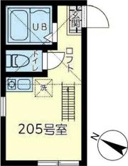 ユナイト追浜ディナールの間取り画像
