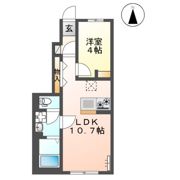 （仮称）嘉島町新築アパートの間取り画像