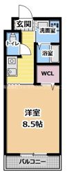 コートバローズの間取り画像