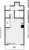 イーストコートの間取り画像