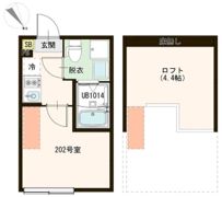 ハーモニーテラス東伊興Ⅲの間取り画像