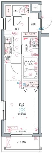 クレヴィスタ成増の間取り画像