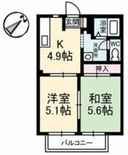 フレグランス 96の間取り画像