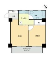 キャッスル荻窪の間取り画像