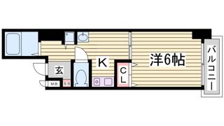 プレサンス神戸駅前の間取り画像