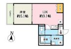 キャメル吉川美南 EASTの間取り画像