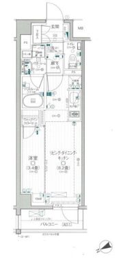 パレステージ西日暮里Ⅱの間取り画像