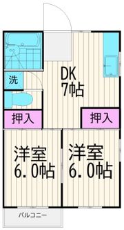 メゾン杉山の間取り画像