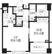 クリオ渋谷ラ・モードの間取り画像