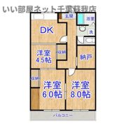 スカイラークハイツの間取り画像