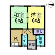 半田道五島長屋の間取り画像