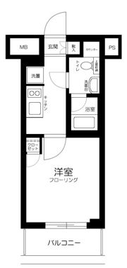Rising place堀切の間取り画像