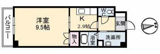 クレール光が丘の間取り画像