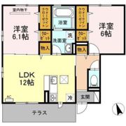 イル ヴィラージュ B棟の間取り画像
