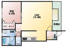 ホワイトレーク大萱の間取り画像