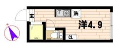 ルームズ高田馬場B棟の間取り画像