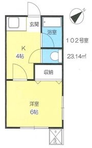 カメリア調布Ⅱ番館の間取り画像