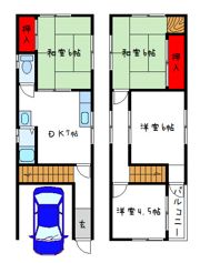 土師町戸建の間取り画像