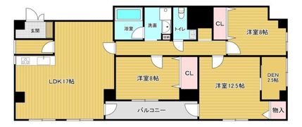 to U 天神橋の間取り画像