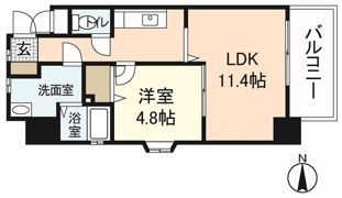 エスポアール庚午の間取り画像