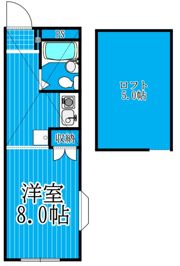 アップルハウス弘明寺2の間取り画像