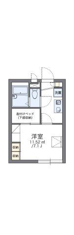 レオパレスプルミエの間取り画像