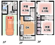 深田町貸家の間取り画像