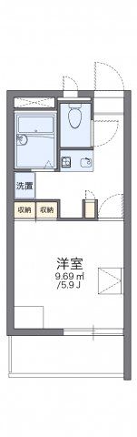 レオパレスエヴァーグリーン白幡Ⅱの間取り画像