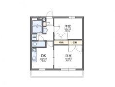 レオパレスBunga raya Duaの間取り画像