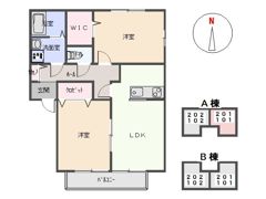 エレックAの間取り画像