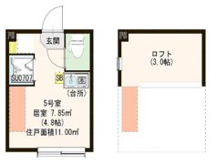 ハーモニーテラスルクス千川の間取り画像