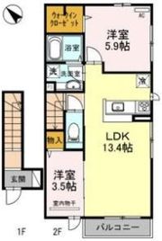 エレスチャル Ⅰ 小野原の間取り画像
