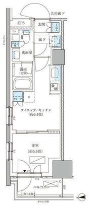 パークアクシス品川天王洲アイルの間取り画像