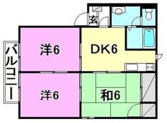 ラフレシア杉浦G棟の間取り画像