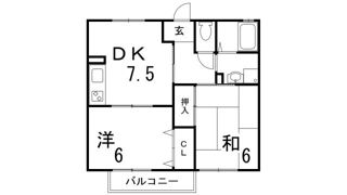 ハイツ平成の間取り画像