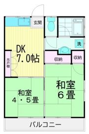 中島ハイツの間取り画像