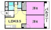 アルジェント朝生田の間取り画像