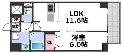 Avenir 新深江の間取り画像