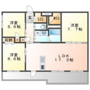 クレール矢賀駅前の間取り画像